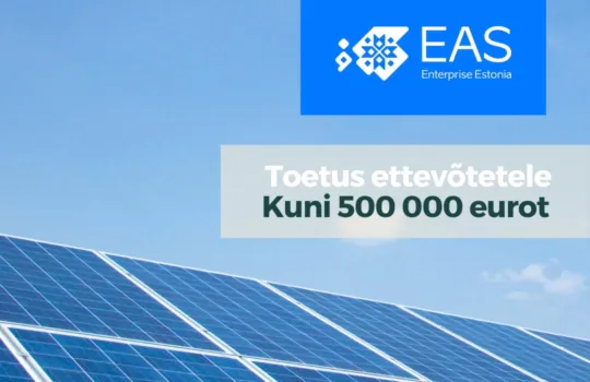 Varustuskindluse toetus EAS. Nord Solar. Päikesepaneelid.